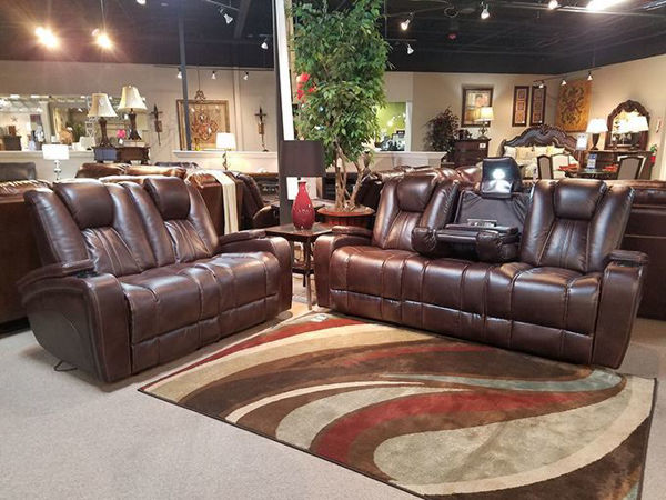 Picture of TRANSFORMER BROWN POWER RECLINING SET - 9990