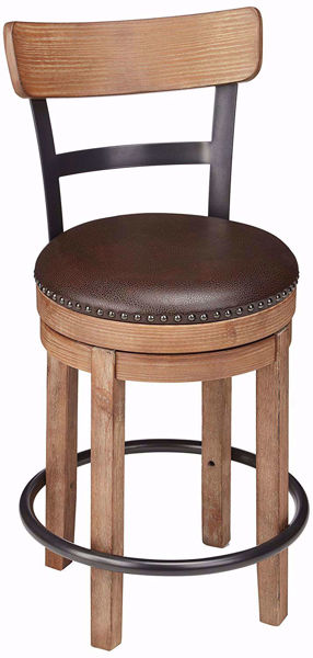 Picture of PINNADEL 24" COUNTER HEIGHT STOOL - D542