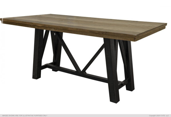 Picture of LOFT BROWN DINING TABLE