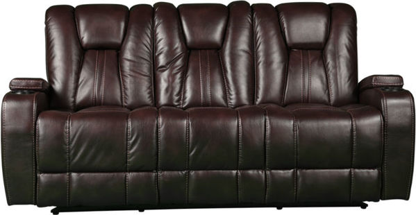Picture of TRANSFORMER BROWN POWER RECLINING SOFA - 9990