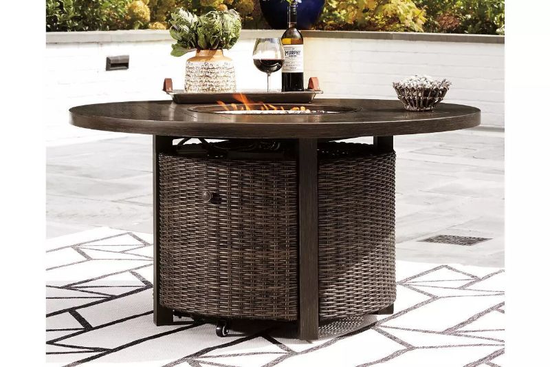 Picture of TRENTON ROUND FIRE PIT TABLE - P750