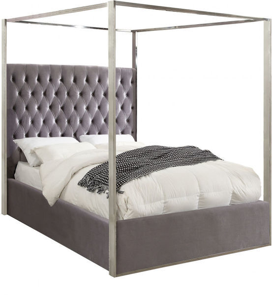 Picture of PORTER GREY QUEEN CANOPY BED - 318