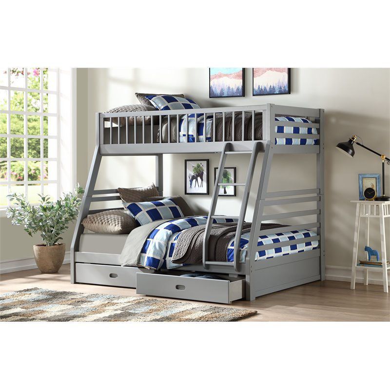 Picture of JASON GREY TWIN/FULL BUNKBED