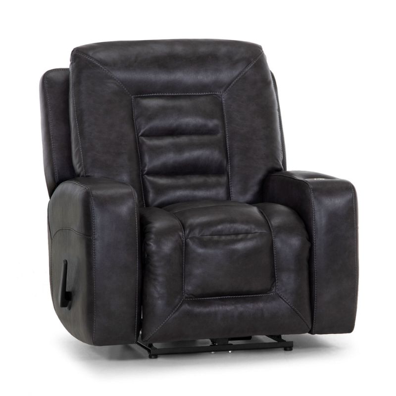 Picture of BRANSON DARK GREY RECLINER - 4576