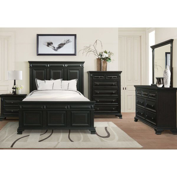 Picture of CALLOWAY BLACK QUEEN BEDROOM SET - CY600