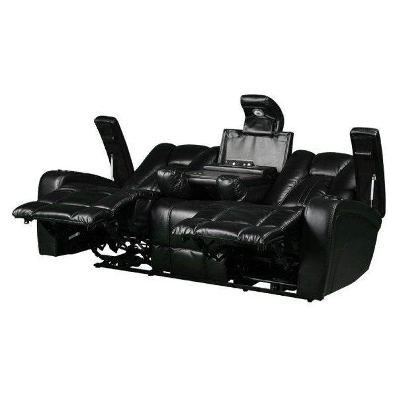 Picture of TRANSFORMER BLACK POWER RECLINING SOFA - 9990