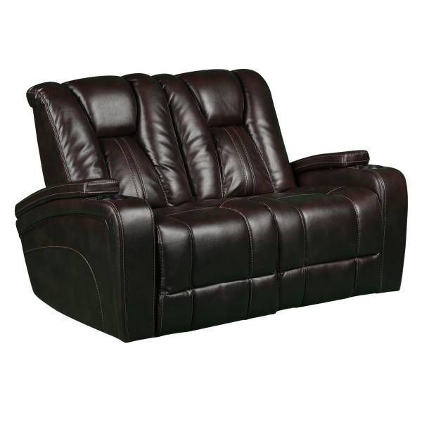 Picture of TRANSFORMER BROWN POWER RECLINING LOVESEAT - 9990