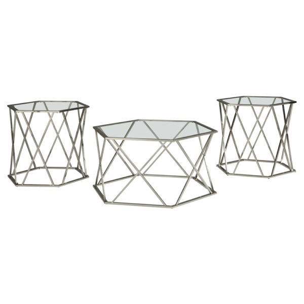 MADANERE 3 PIECE TABLE SET