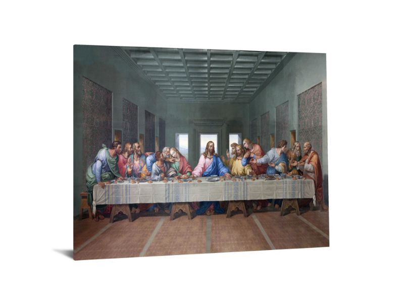 LAST SUPPER GLASS WALL ART