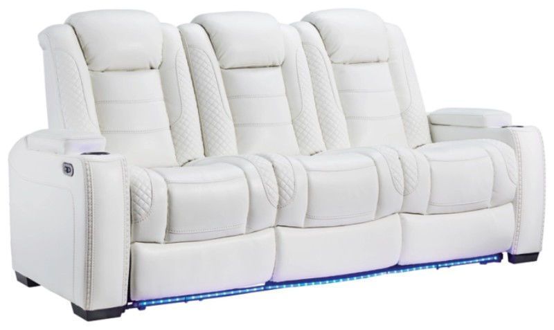 MERCER WHITE PWRHR SOFA