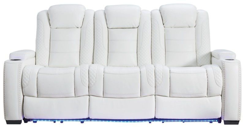 MERCER WHITE PWRHR SOFA