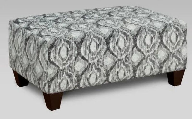 ACCENT OTTOMAN-MELANIE CHARCOA