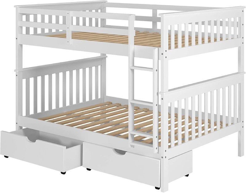 BENNETT WHITE FULLFULL BUNKBED