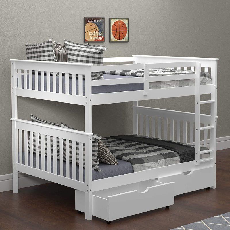 BENNETT WHITE FULLFULL BUNKBED