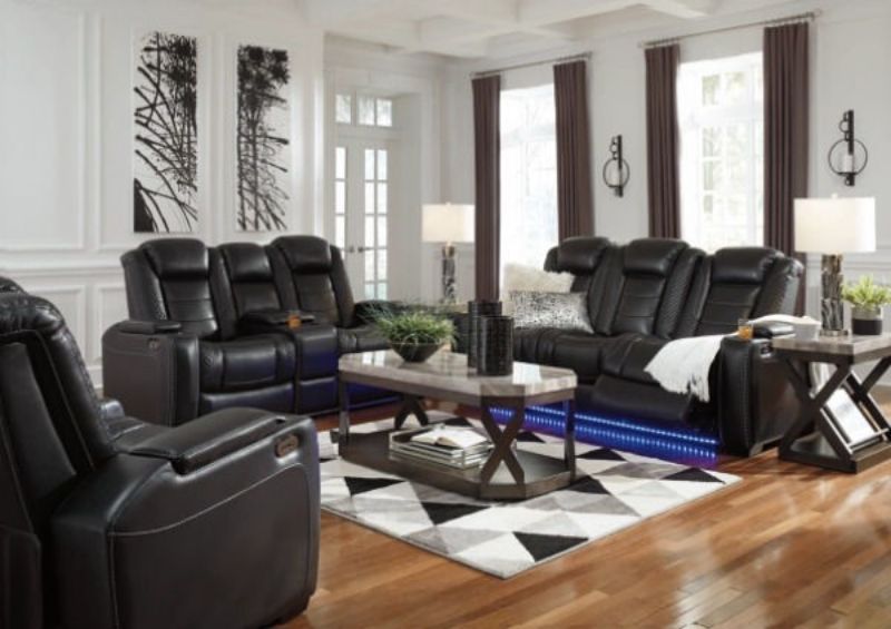 MERCER BLACK POWER HR SOFA