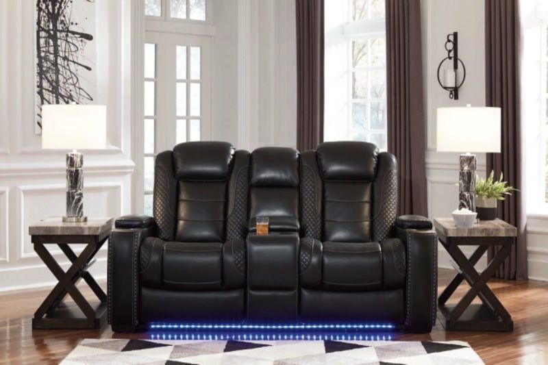 MERCER BLACK POWER RECLINING