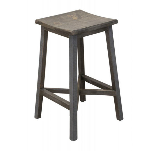 LOFT BROWN 30" BACKLESS STOOL