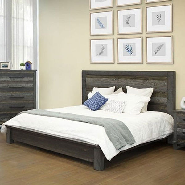 LOFT BROWN KING BED