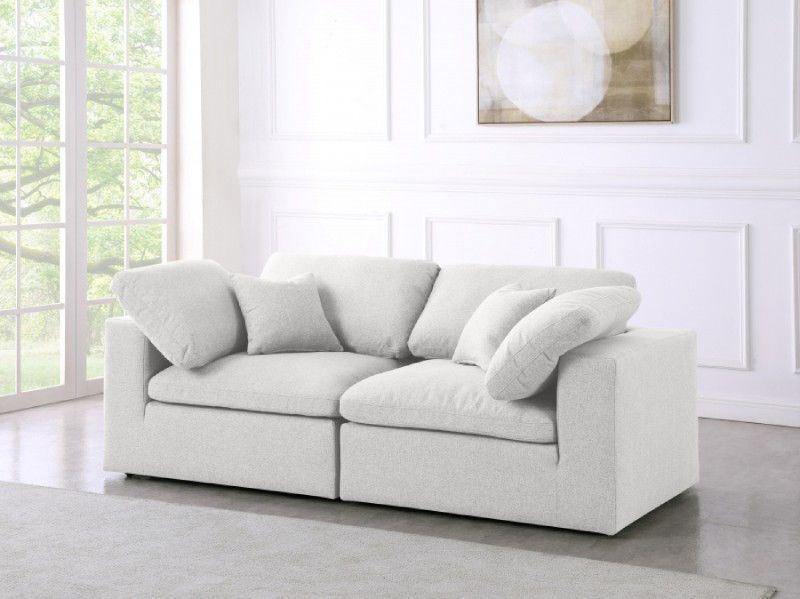 MATTEO LINEN 2PC 80" SOFA