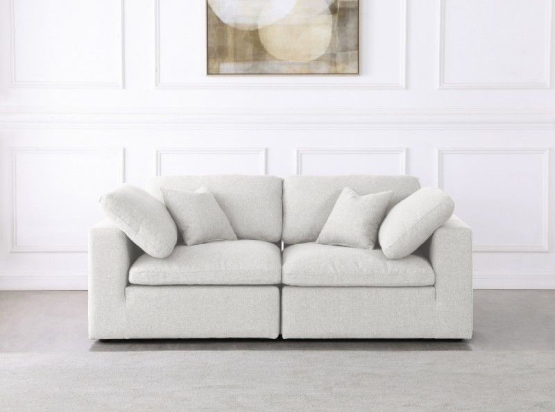 MATTEO LINEN 2PC 80" SOFA