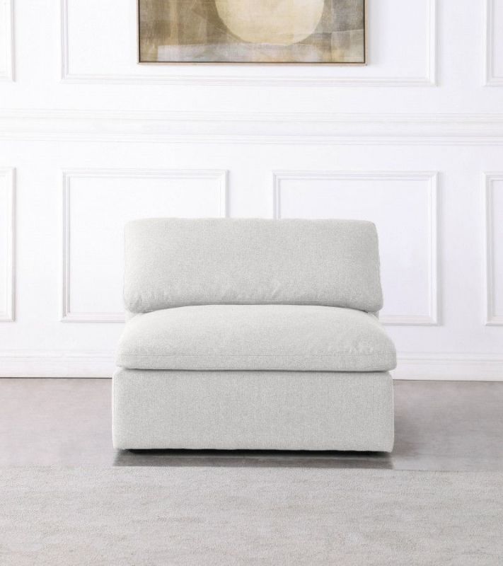 MATTEO LINEN ARMLESS CHAIR