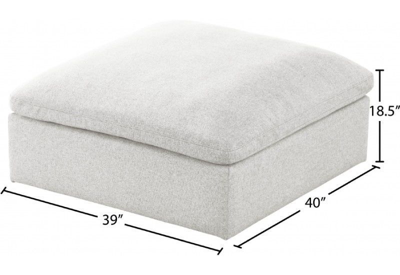 MATTEO LINEN OTTOMAN