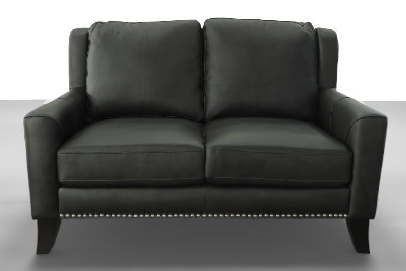 SOLACE CHARCOAL LEATHER LIVING