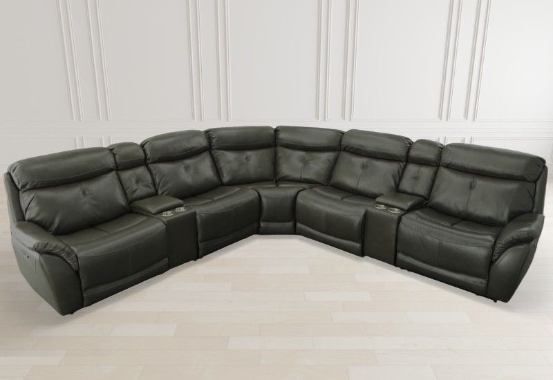 ALPHA GREY POWER SECTIONAL