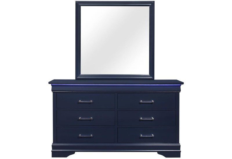 CHARLIE BLUE QUEEN BEDROOM SET