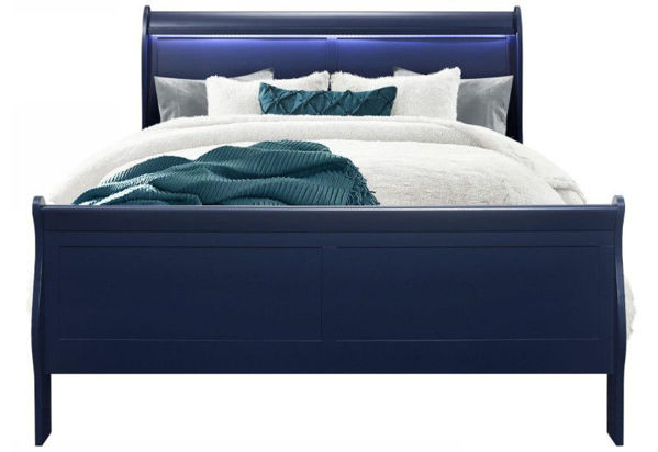 CHARLIE BLUE KING BED