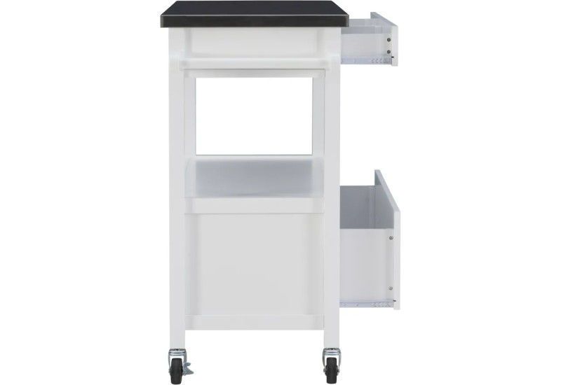 WHITE KITCHEN CART