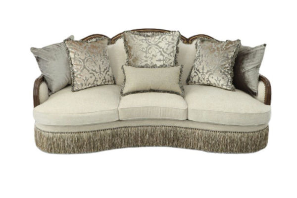 CARLOTTA PARCHMENT SOFA