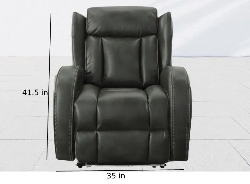 BOLERO SLATE POWER HEADREST RECLINER