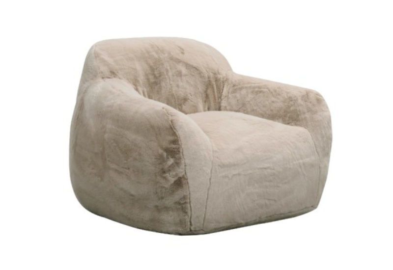 CUSH PEWTER ACCENT CHAIR