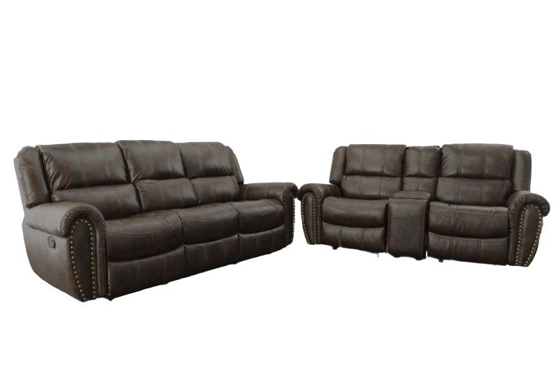 TOBACCO POWER RECLINING SET