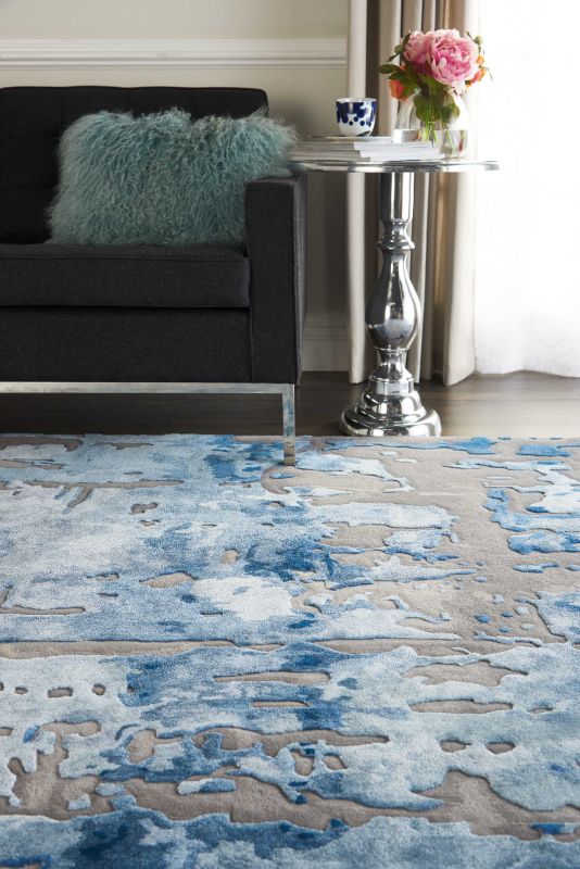 CIELO BLUE GREY 9X13 RUG