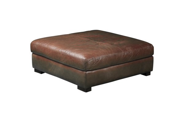 Picture of BECHAM CHESTNUT COCKTAIL OTTOMAN - 4522