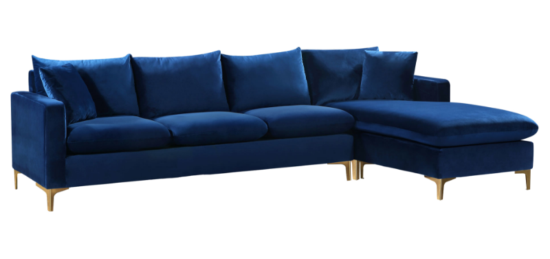 Picture of NAOMI NAVY REVERSIBLE SECTIONAL - 636